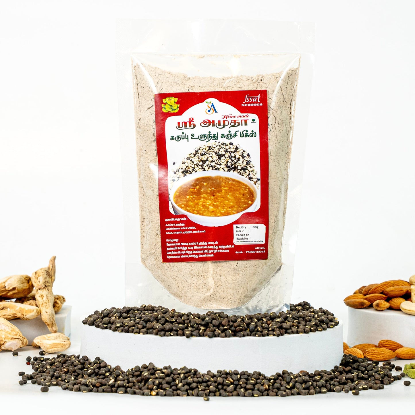 Black Urad Dal Porridge Mix - 250gms